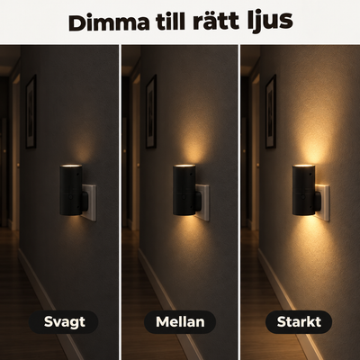 Glimt™ – Vägglampa för eluttaget