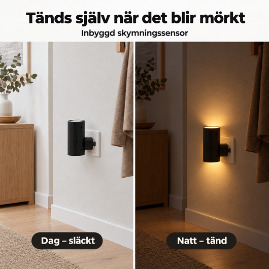 Glimt™ – Vägglampa för eluttaget