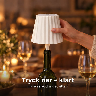 Kork™ – Trådlös lampa för flaskan