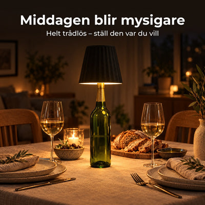Kork™ – Trådlös lampa för flaskan