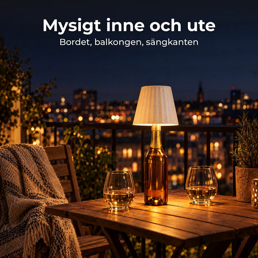 Kork™ – Trådlös lampa för flaskan