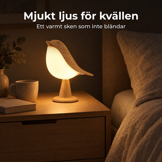 Sparv™ – Trådlös fågellampa med touch