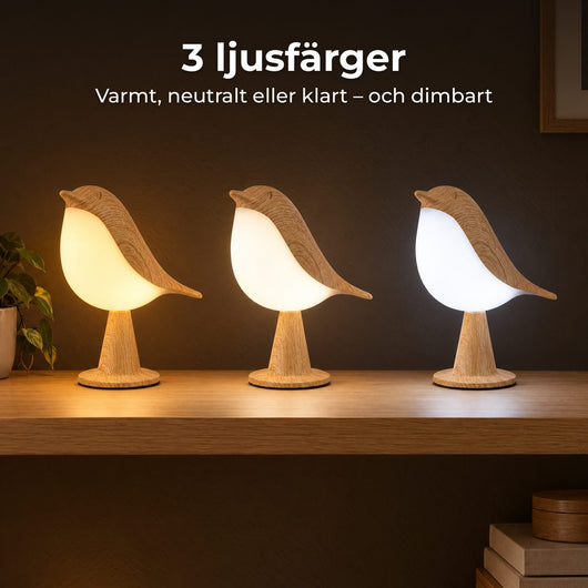 Sparv™ – Trådlös fågellampa med touch